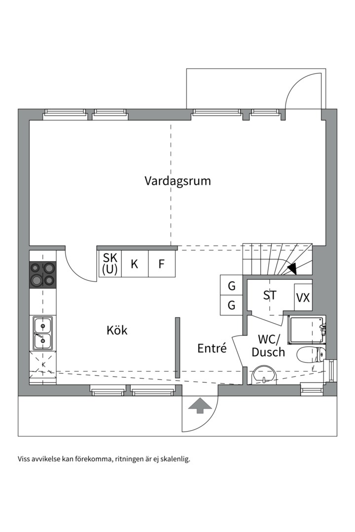 Bostadsbild från Rubinvägen 17, Såld i Herrhagen, Uppsala