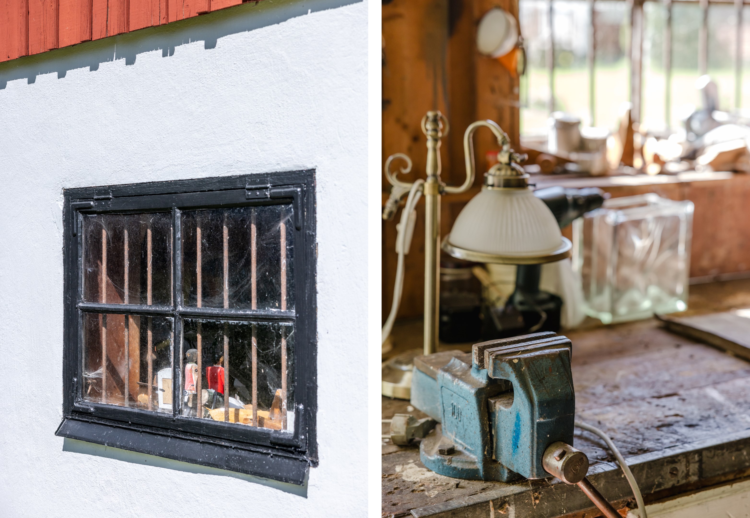 Stallbyggnaden fungerar perfekt som hub för egenföretagaren