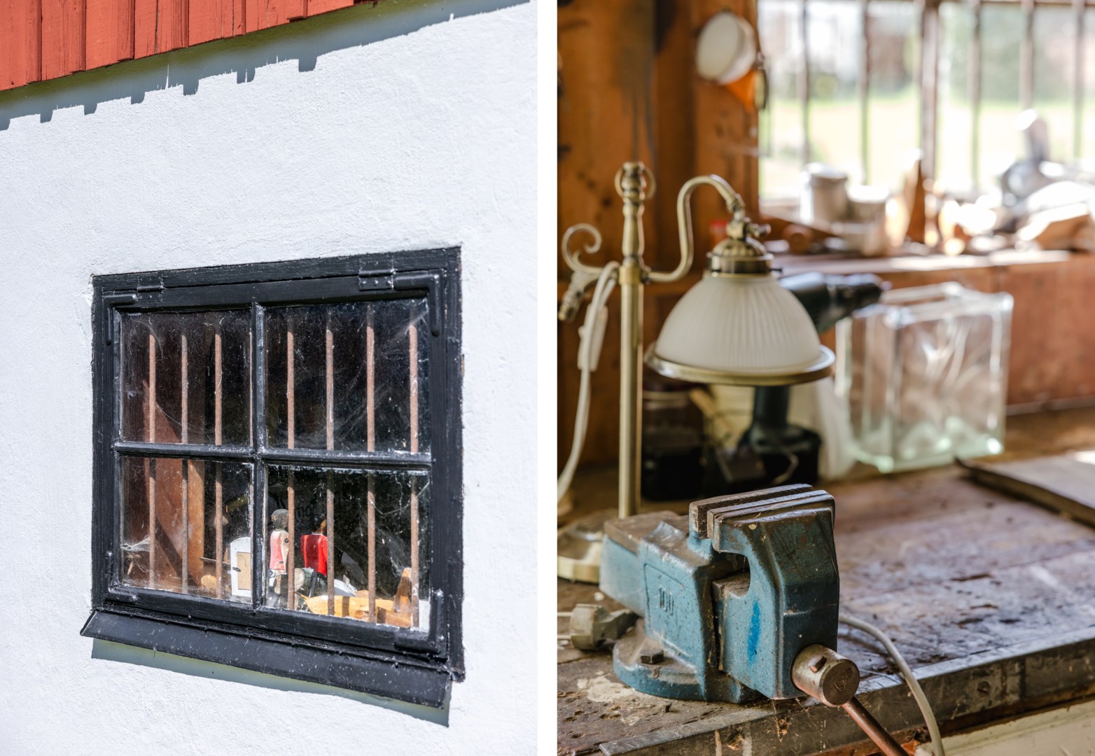 Stallbyggnaden fungerar perfekt som hub för egenföretagaren