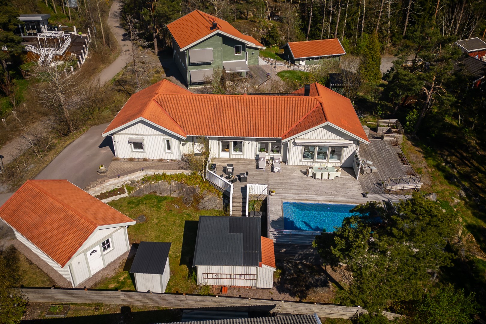 Bostadsbild från Prästbergsvägen 10, Såld i Lilla Björknäs, Nacka