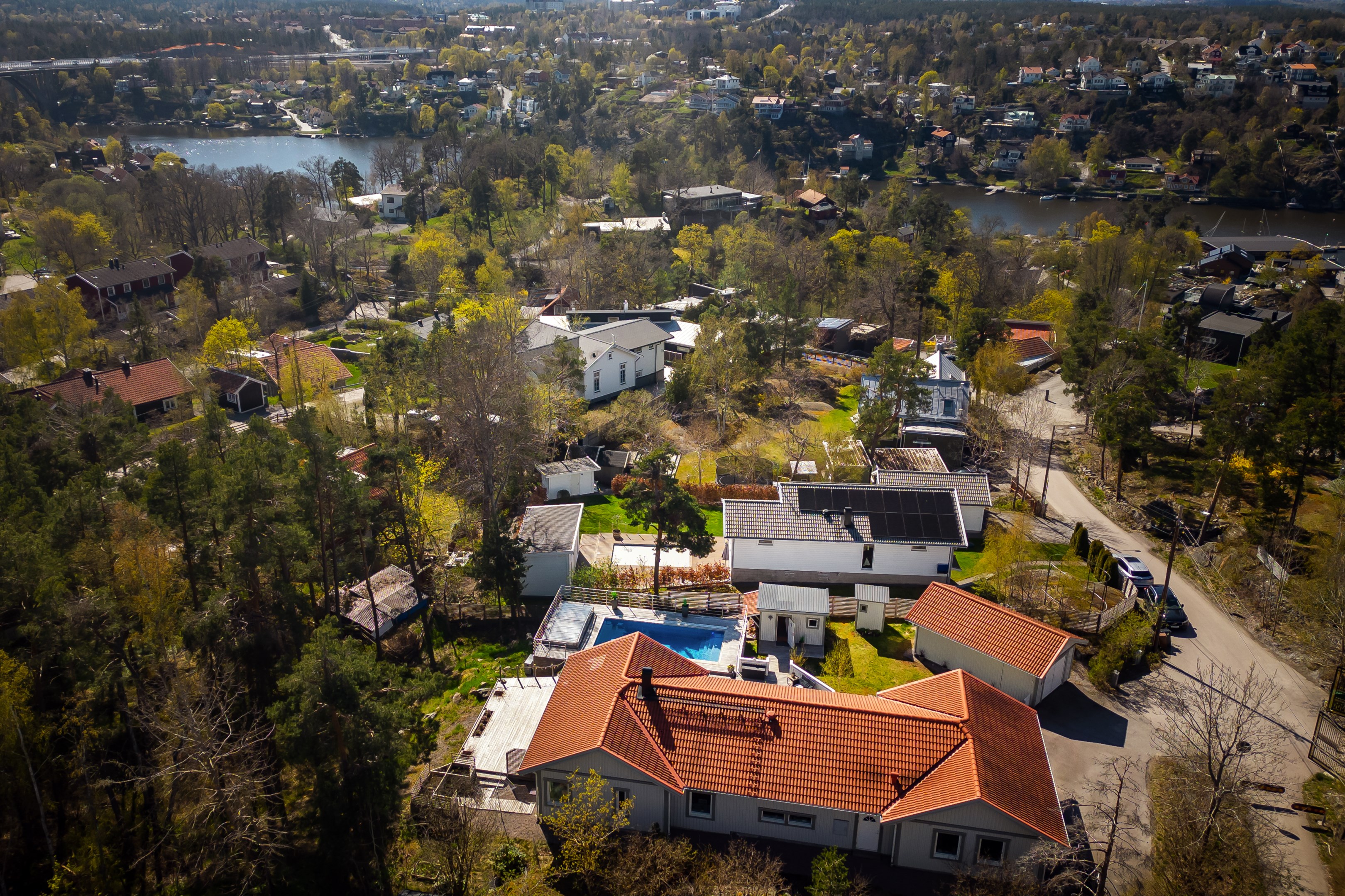Bostadsbild från Prästbergsvägen 10, Såld i Lilla Björknäs, Nacka