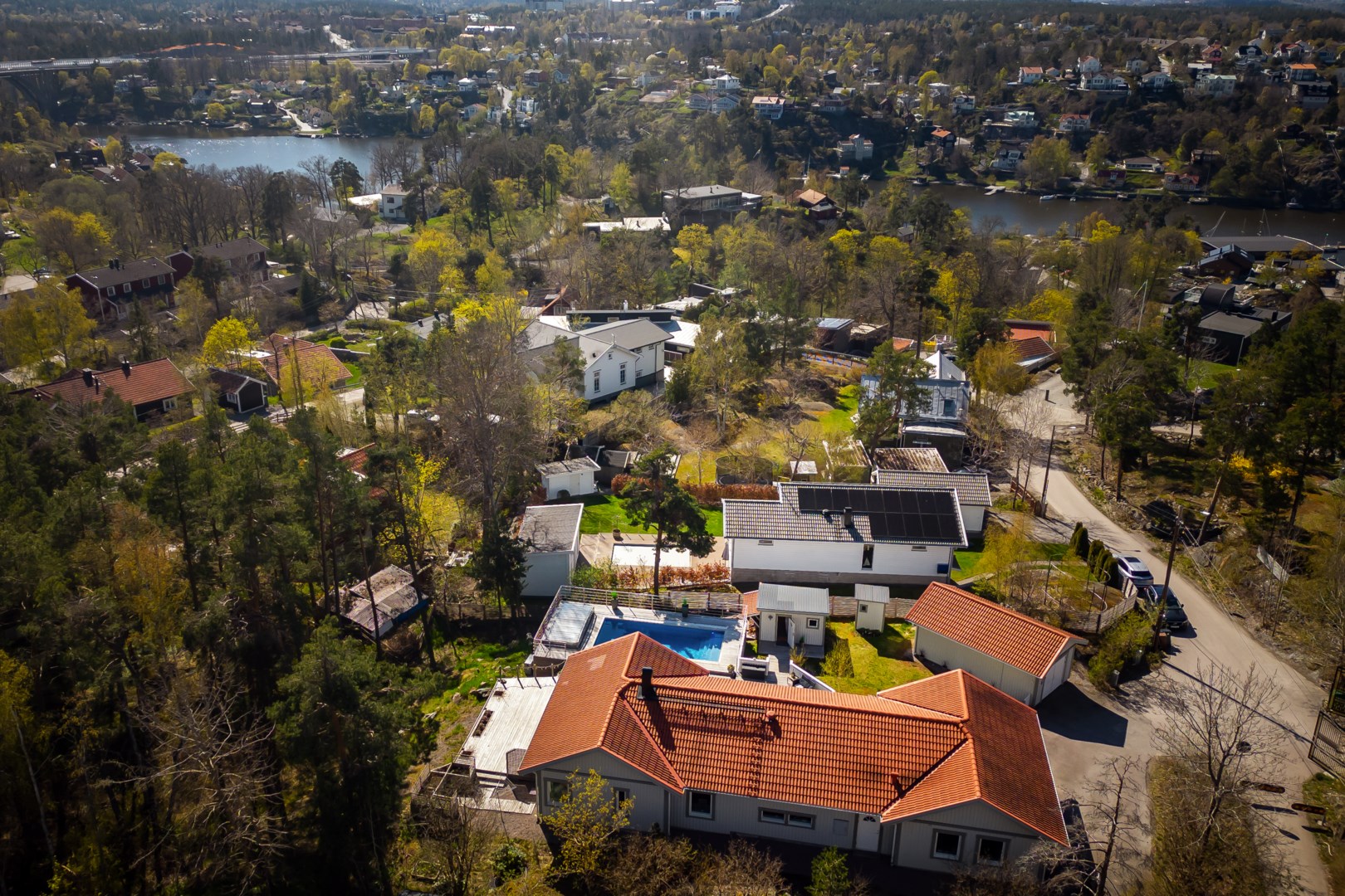 Bostadsbild från Prästbergsvägen 10, Såld i Lilla Björknäs, Nacka