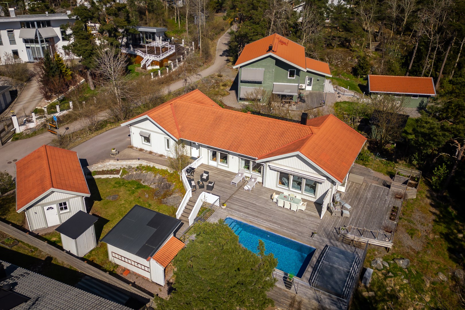 Bostadsbild från Prästbergsvägen 10, Såld i Lilla Björknäs, Nacka