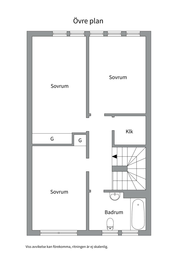 Planlösning från Knut Stangenbergs väg 24, Såld i Duvnäs Utskog, Nacka