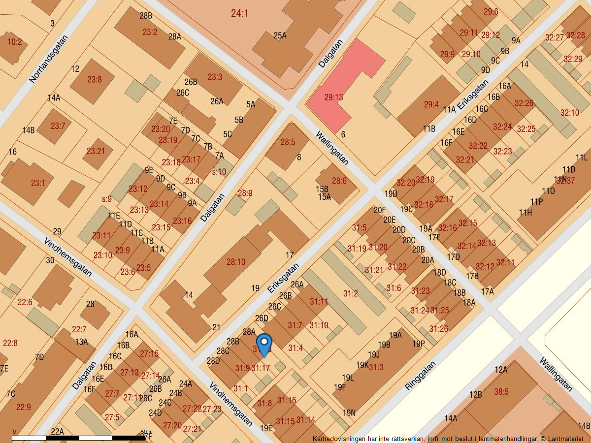 Bostadsbild från Eriksgatan 28A, Såld i Luthagen, Uppsala