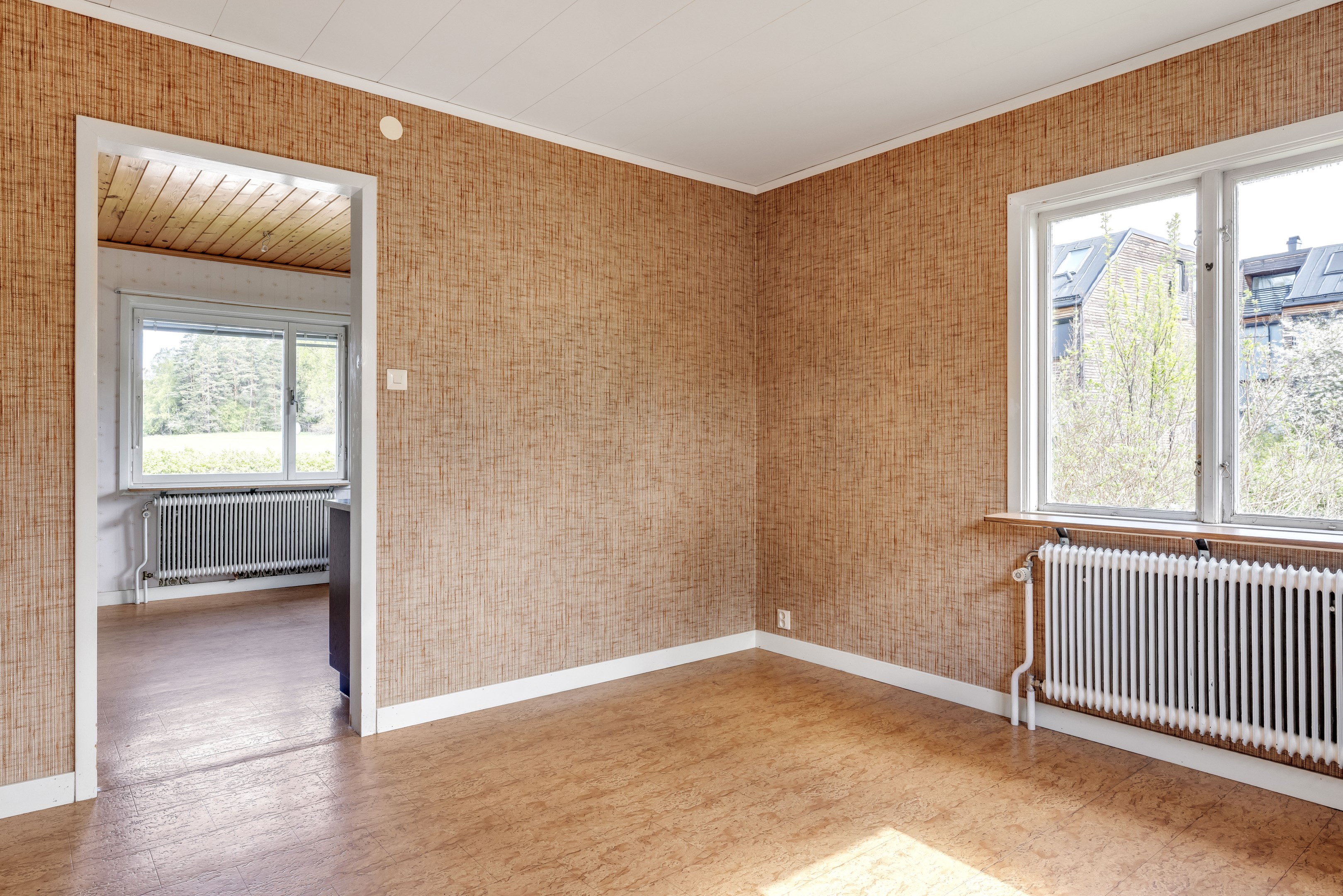 Bostadsbild från Nordhemsvägen 1, Kommande i Norra Gottsunda Villaområde, Uppsala