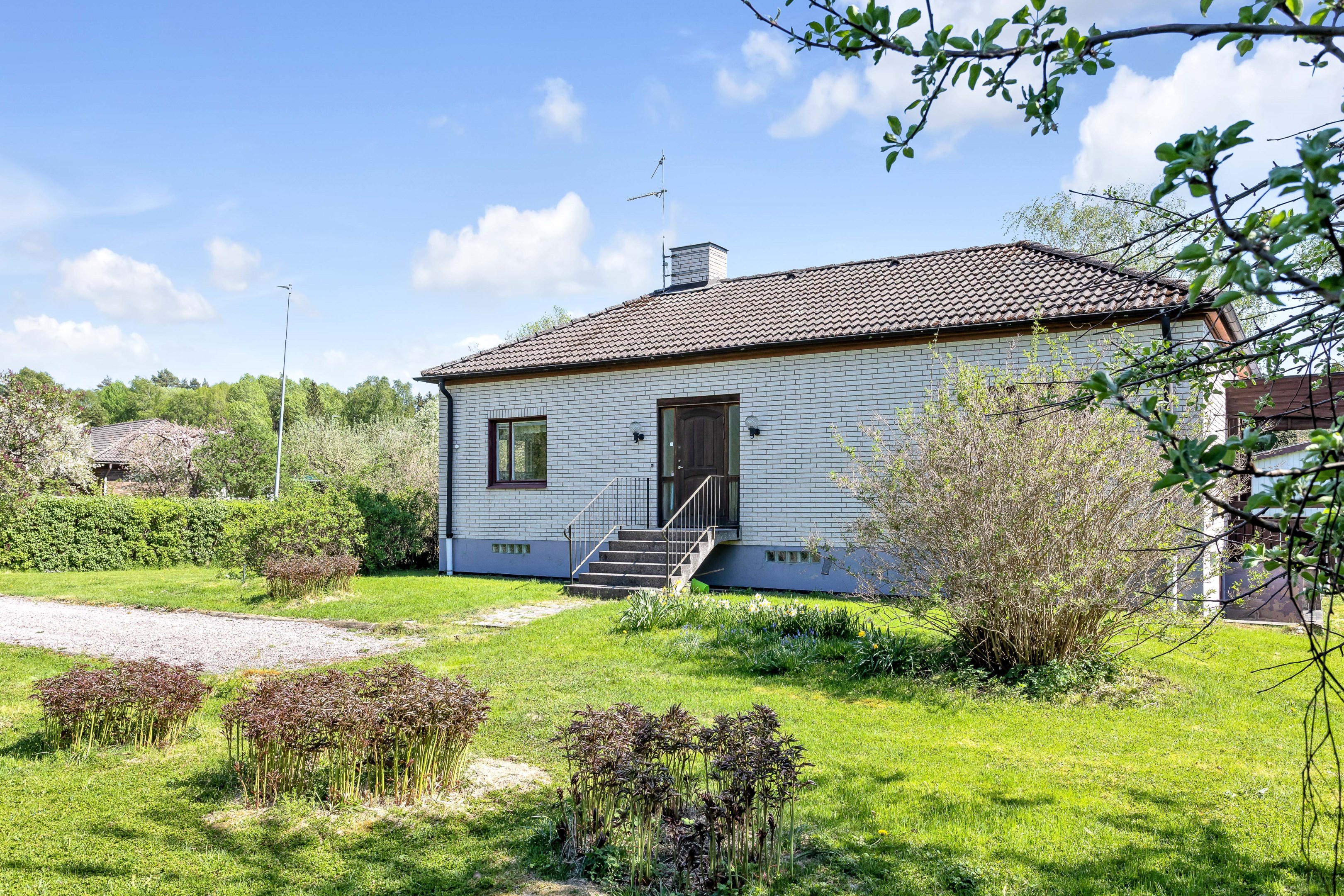 Bostadsbild från Nordhemsvägen 1, Kommande i Norra Gottsunda Villaområde, Uppsala