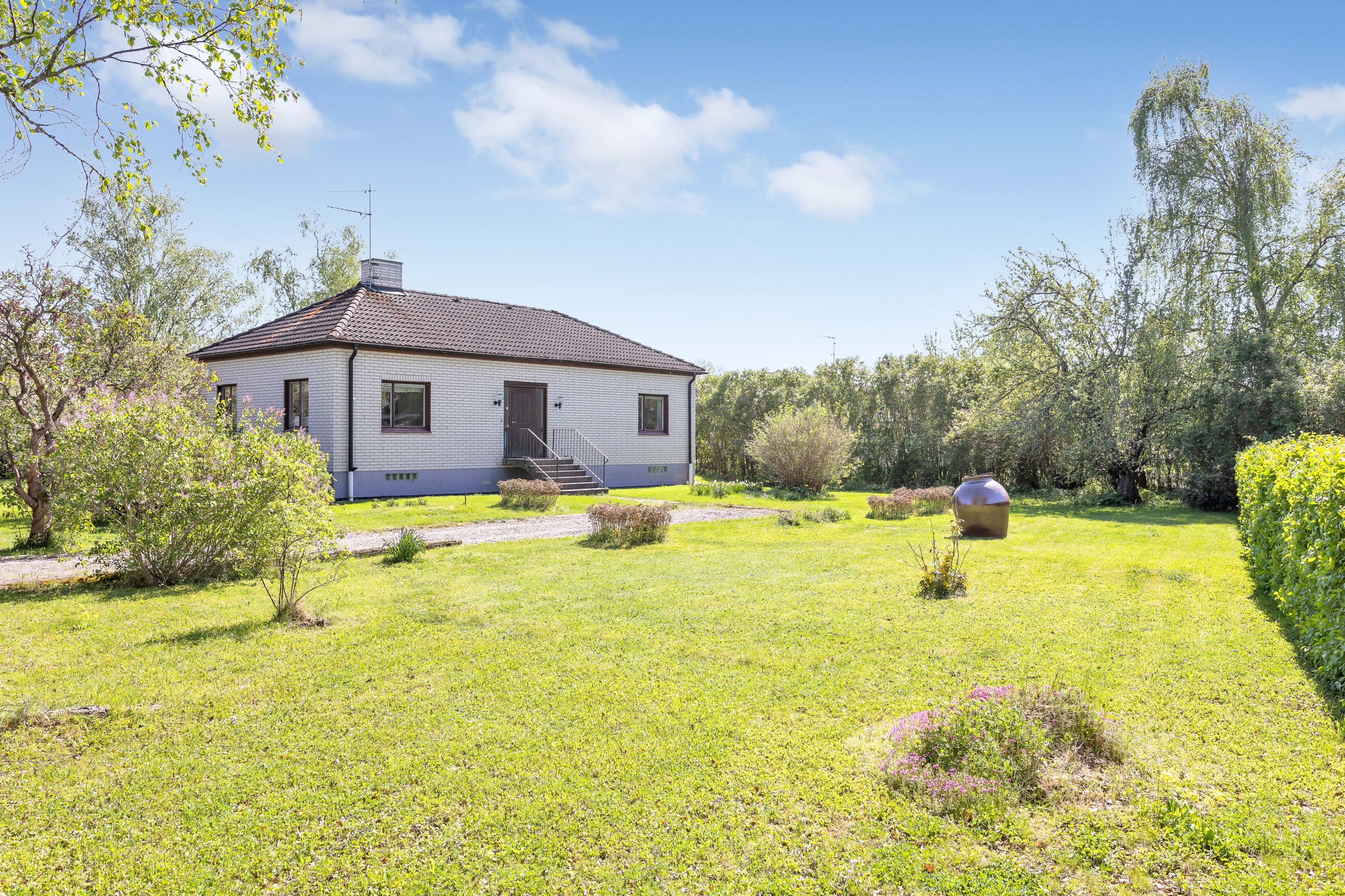 Bostadsbild från Nordhemsvägen 1, Kommande i Norra Gottsunda Villaområde, Uppsala