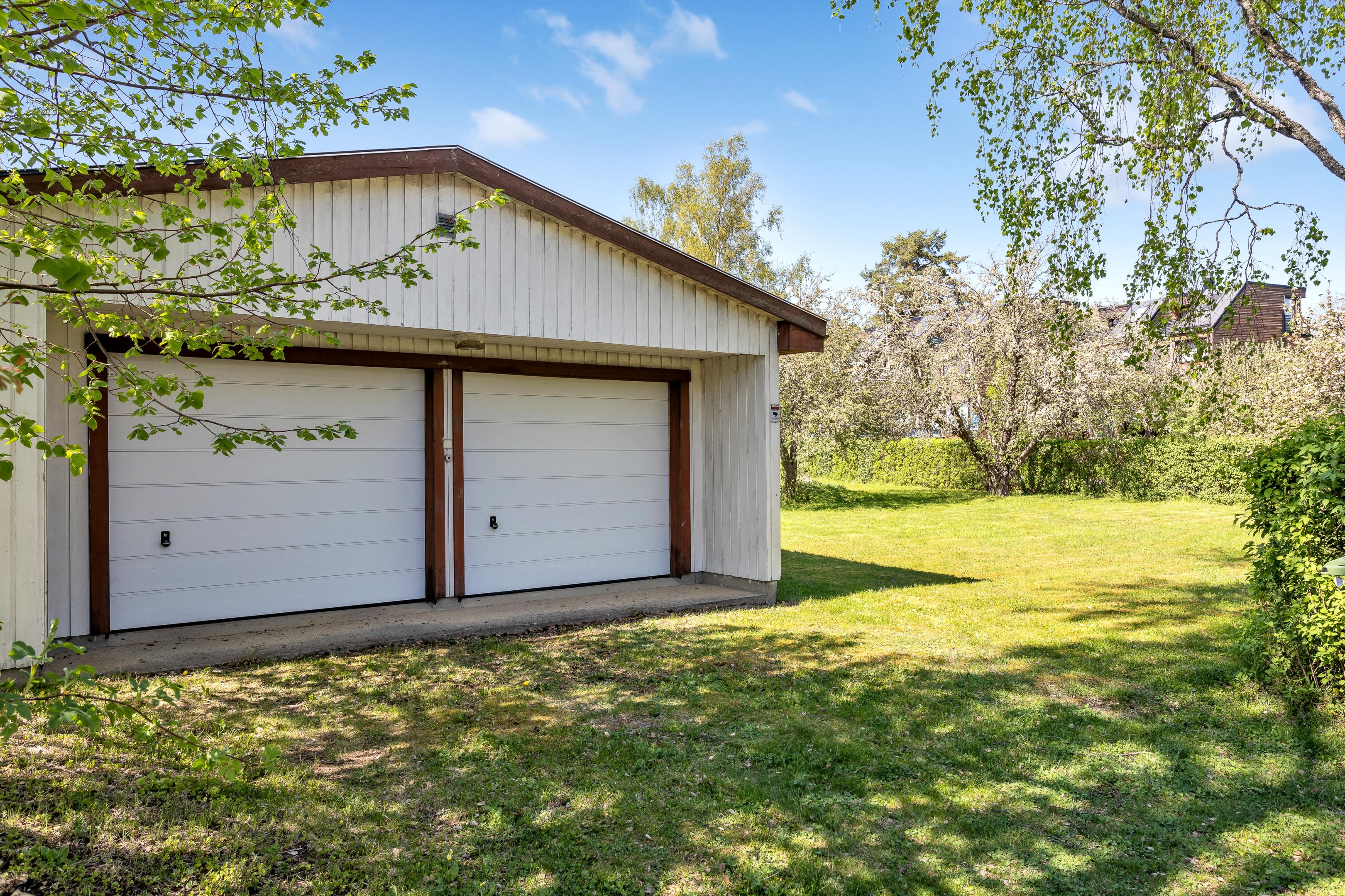 Bostadsbild från Nordhemsvägen 1, Kommande i Norra Gottsunda Villaområde, Uppsala