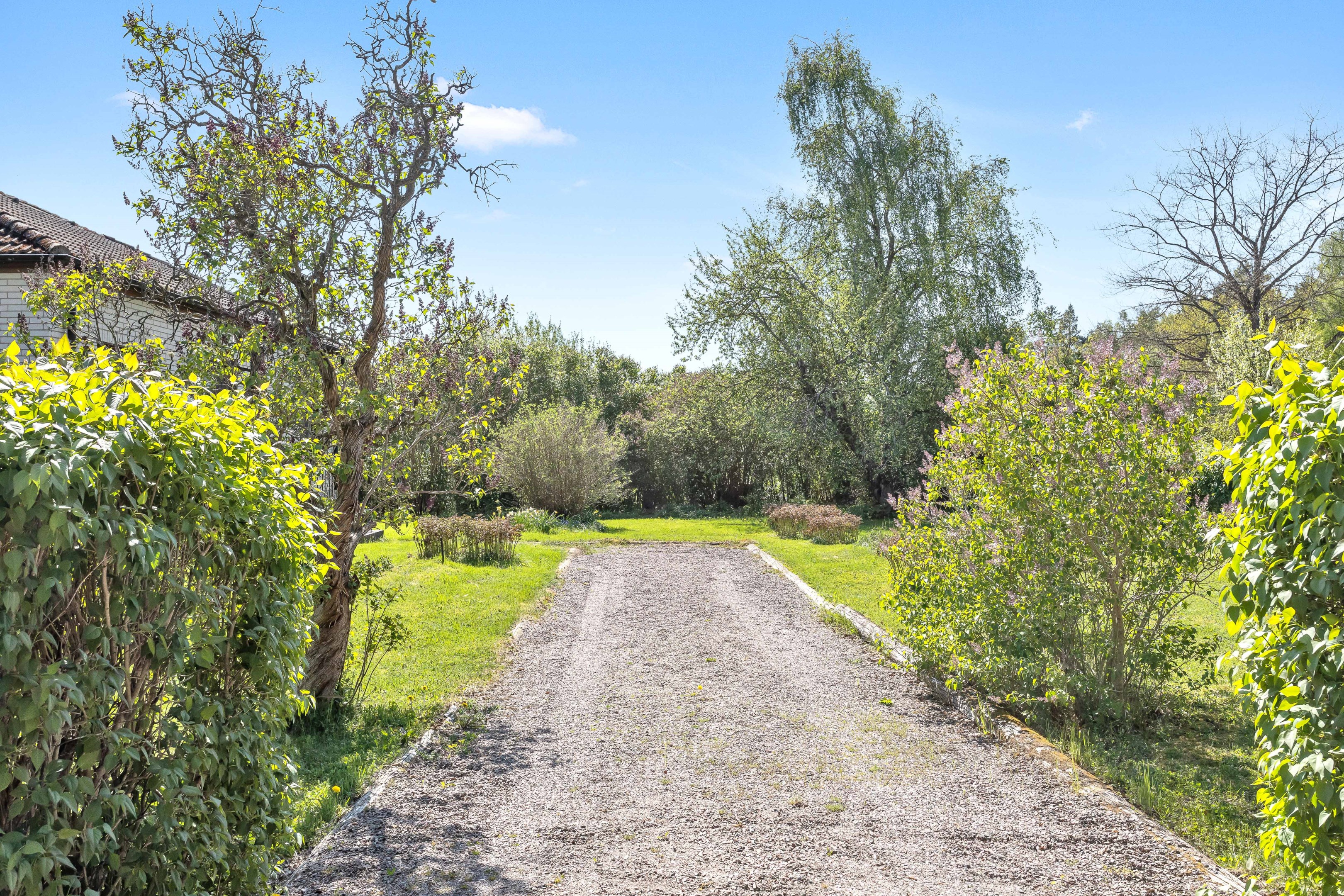 Bostadsbild från Nordhemsvägen 1, Kommande i Norra Gottsunda Villaområde, Uppsala