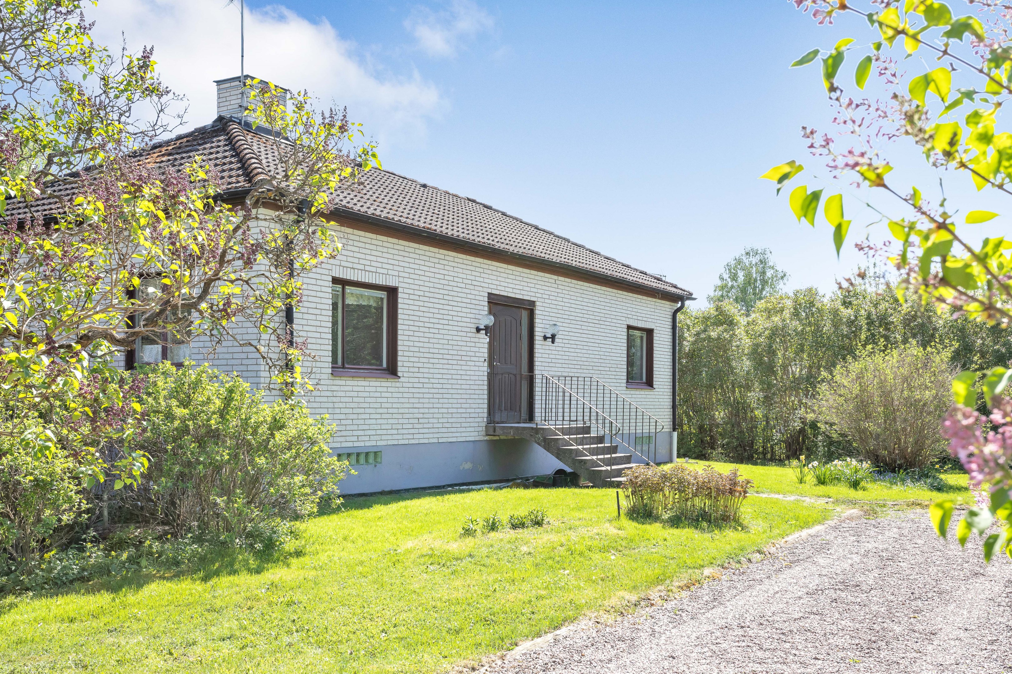 Bostadsbild från Nordhemsvägen 1, Kommande i Norra Gottsunda Villaområde, Uppsala