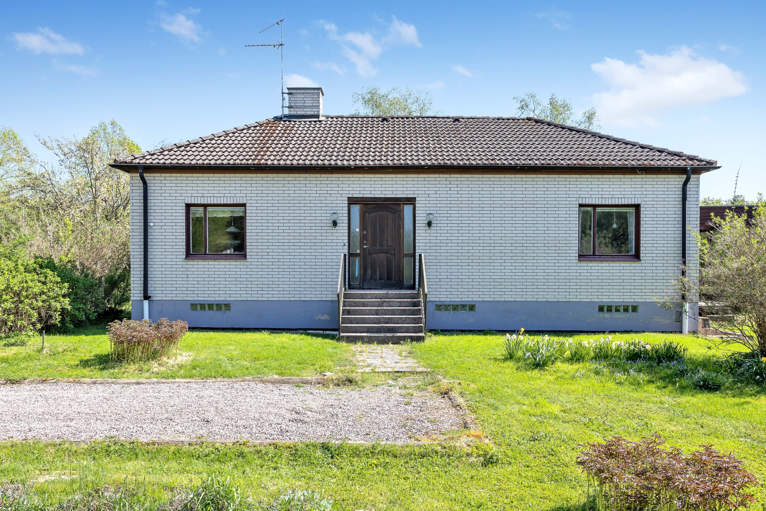 Bostadsbild från Nordhemsvägen 1, Kommande i Norra Gottsunda Villaområde, Uppsala
