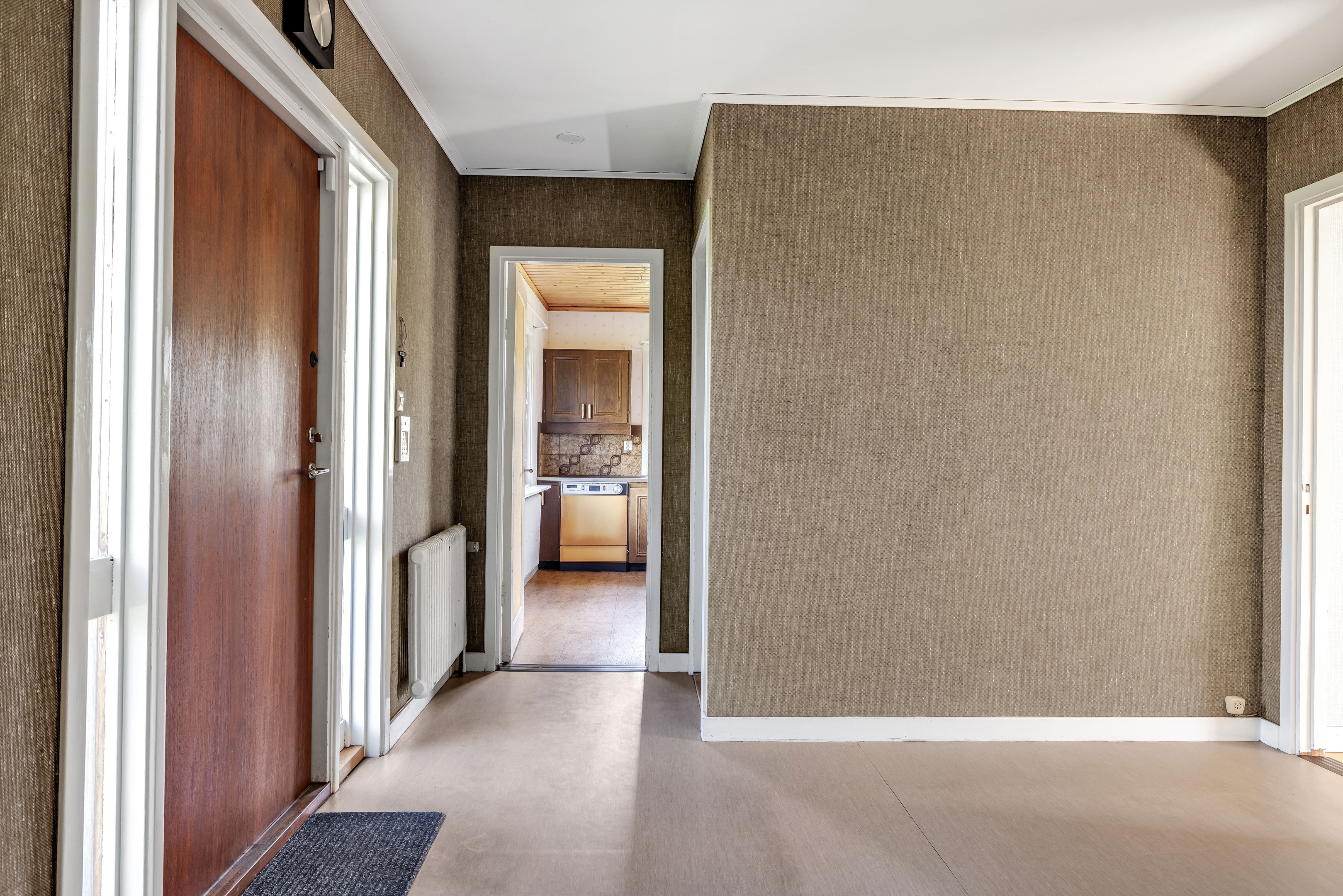 Bostadsbild från Nordhemsvägen 1, Kommande i Norra Gottsunda Villaområde, Uppsala