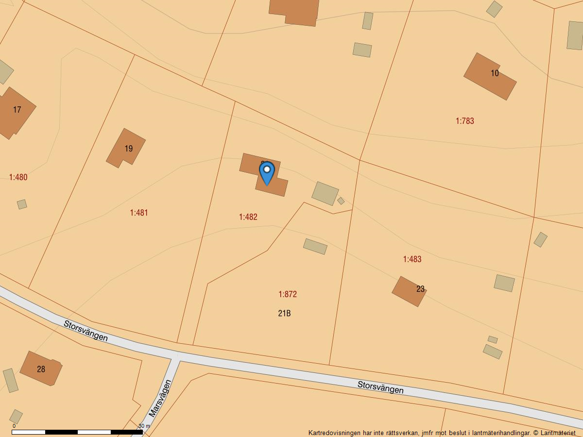 Bostadsbild från Storsvängen 21, Såld i Gustavsvik, Nacka
