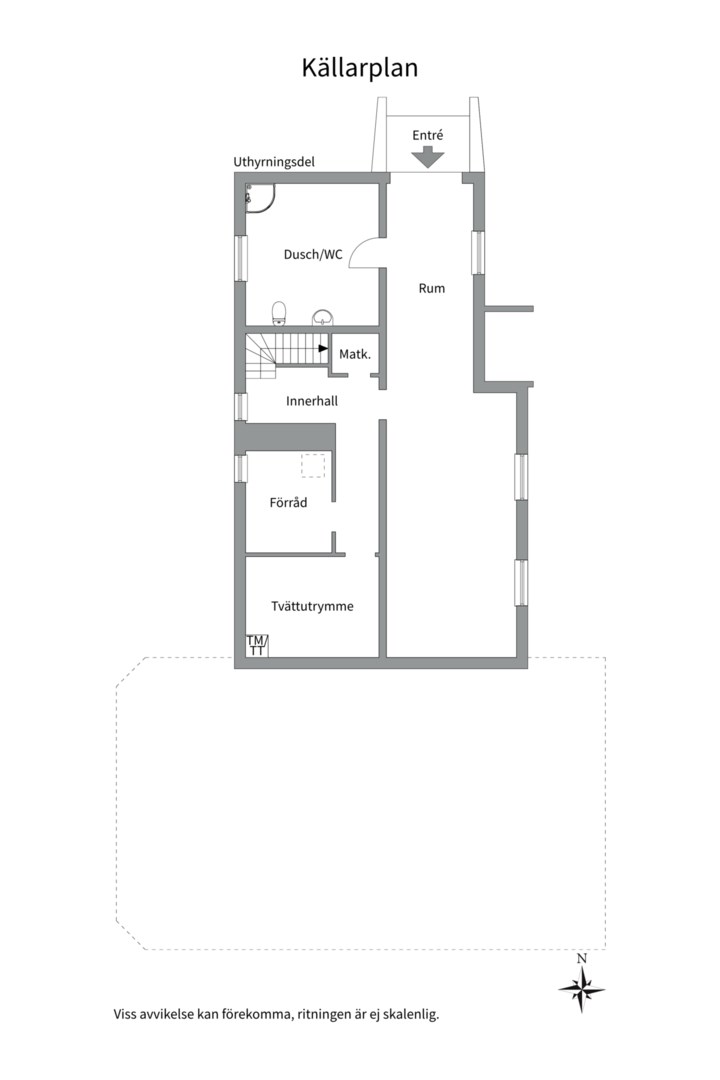 Planlösning från Doppingvägen 10, Såld i Sunnersta, Uppsala