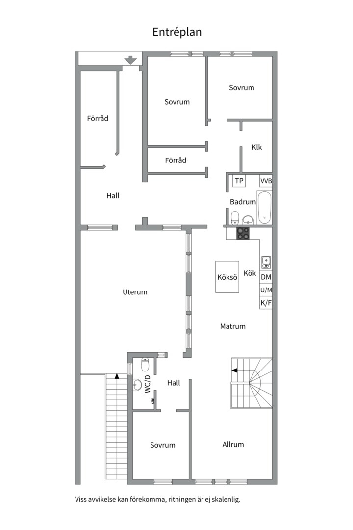 Planlösning från Långrevsgatan 7, Såld i Fiskarhöjden - Saltsjöbaden, Nacka