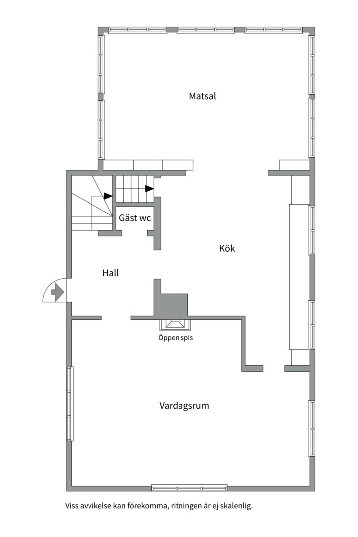 Planlösning från Backstuguvägen 10, Såld i Saltsjö-Duvnäs, Nacka