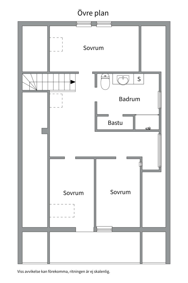 Planlösning från Slåttervägen 10, Såld i Ekerö Träkvista, Ekerö