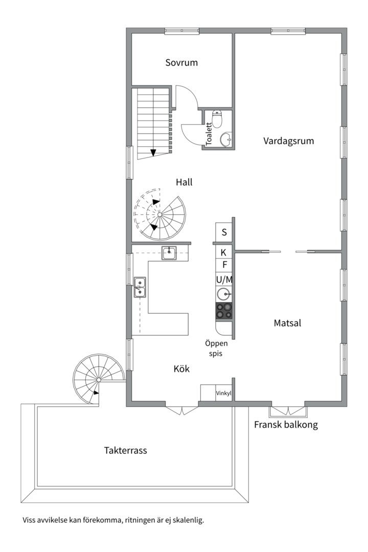Planlösning från Reginavägen 7B, Såld i Saltsjö-Duvnäs, Nacka