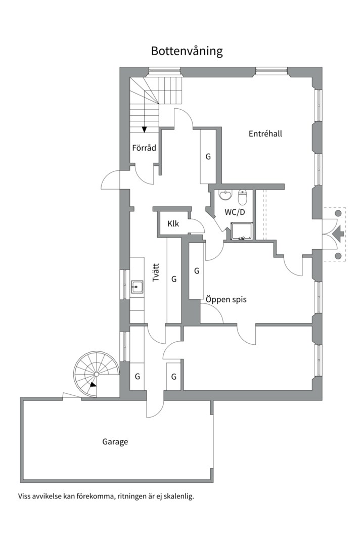 Planlösning från Reginavägen 7B, Såld i Saltsjö-Duvnäs, Nacka