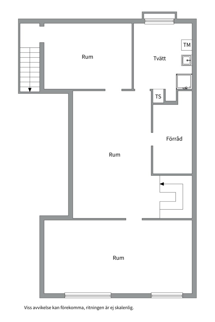 Planlösning från Timjansgatan 145, Såld i Årsta, Uppsala