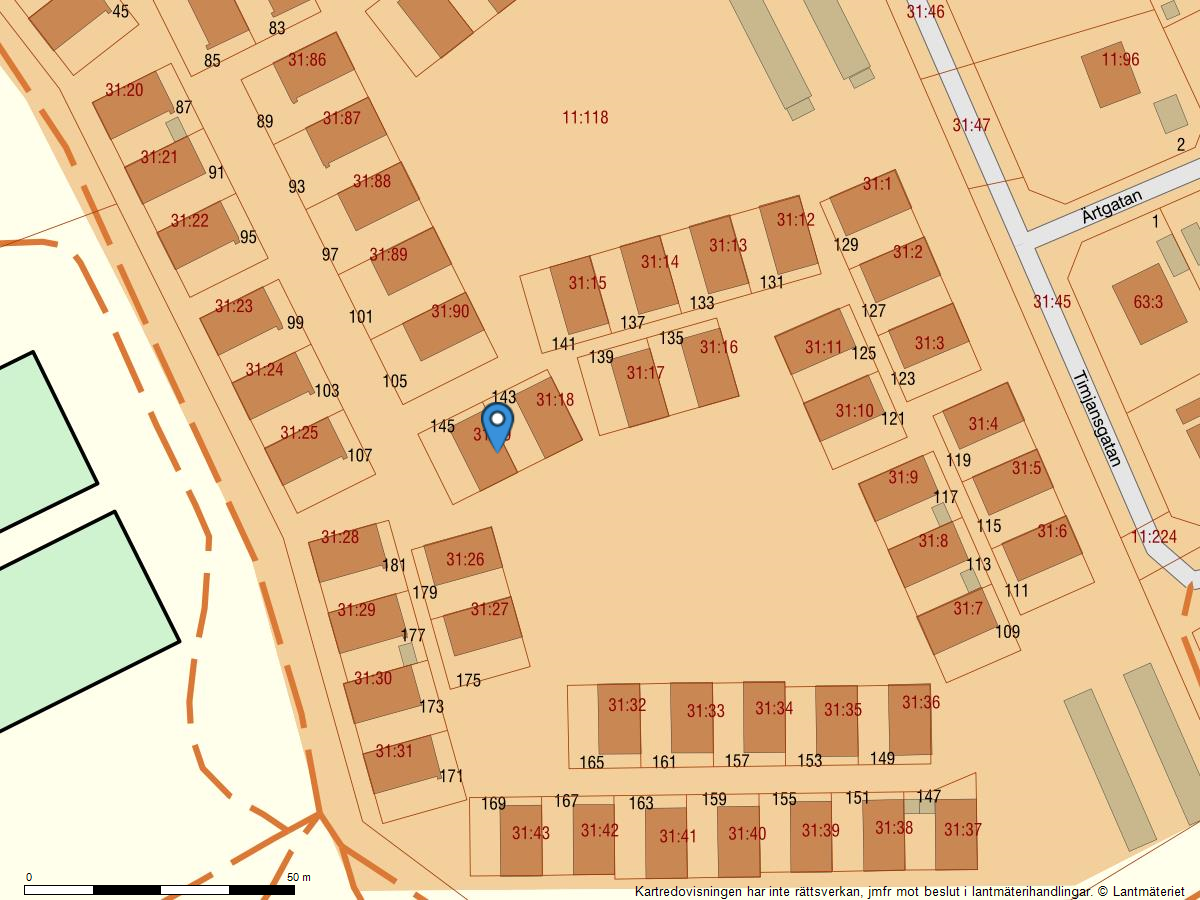 Bostadsbild från Timjansgatan 145, Såld i Årsta, Uppsala