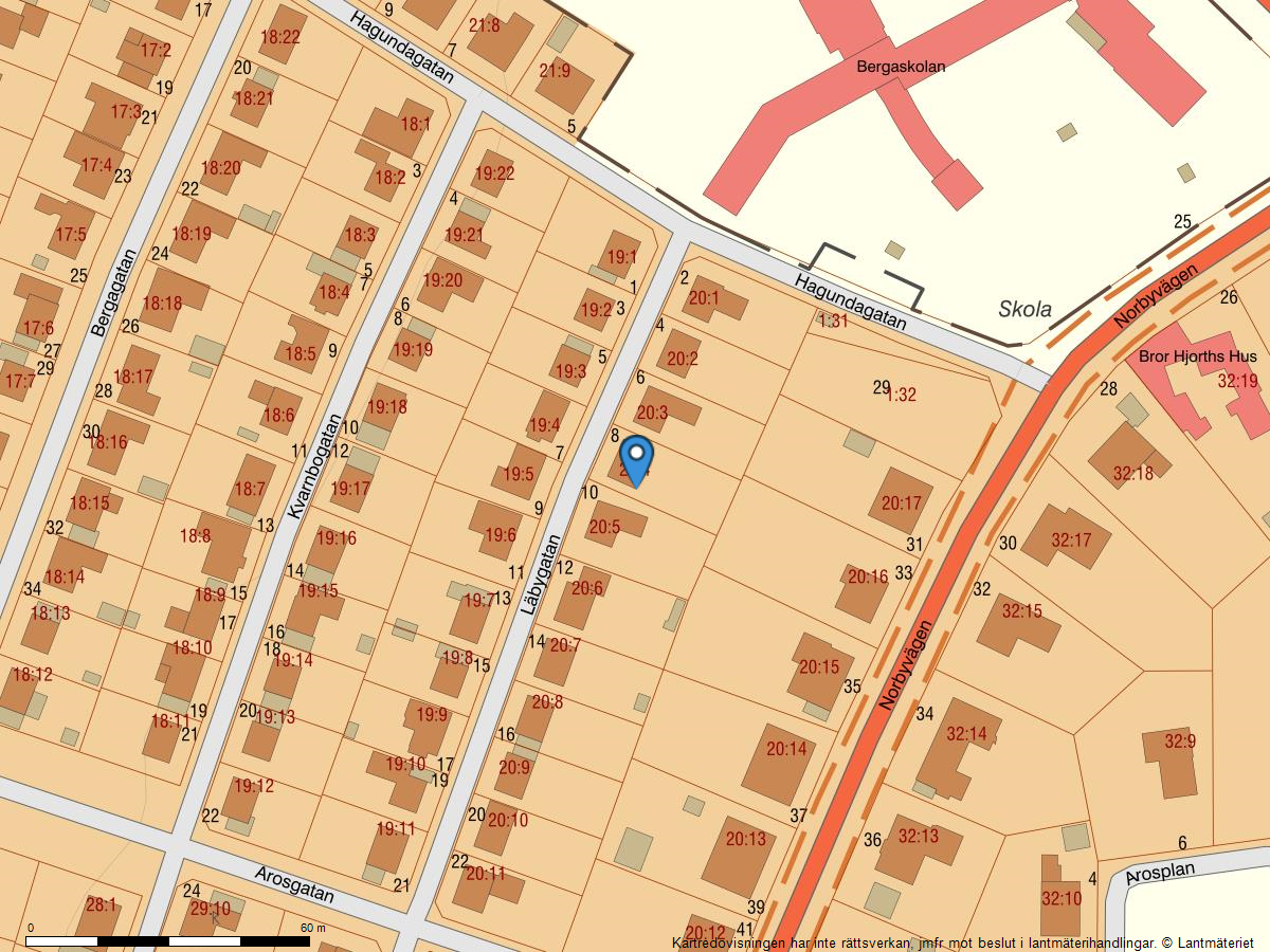 Bostadsbild från Läbygatan 8, Såld i Kungsgärdet, Uppsala