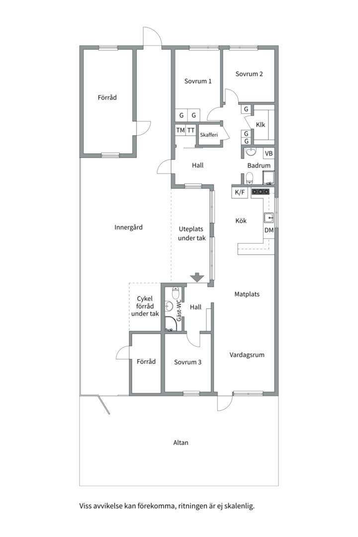 Planlösning från Långrevsgatan 41, Såld i Fiskarhöjden - Saltsjöbaden, Nacka