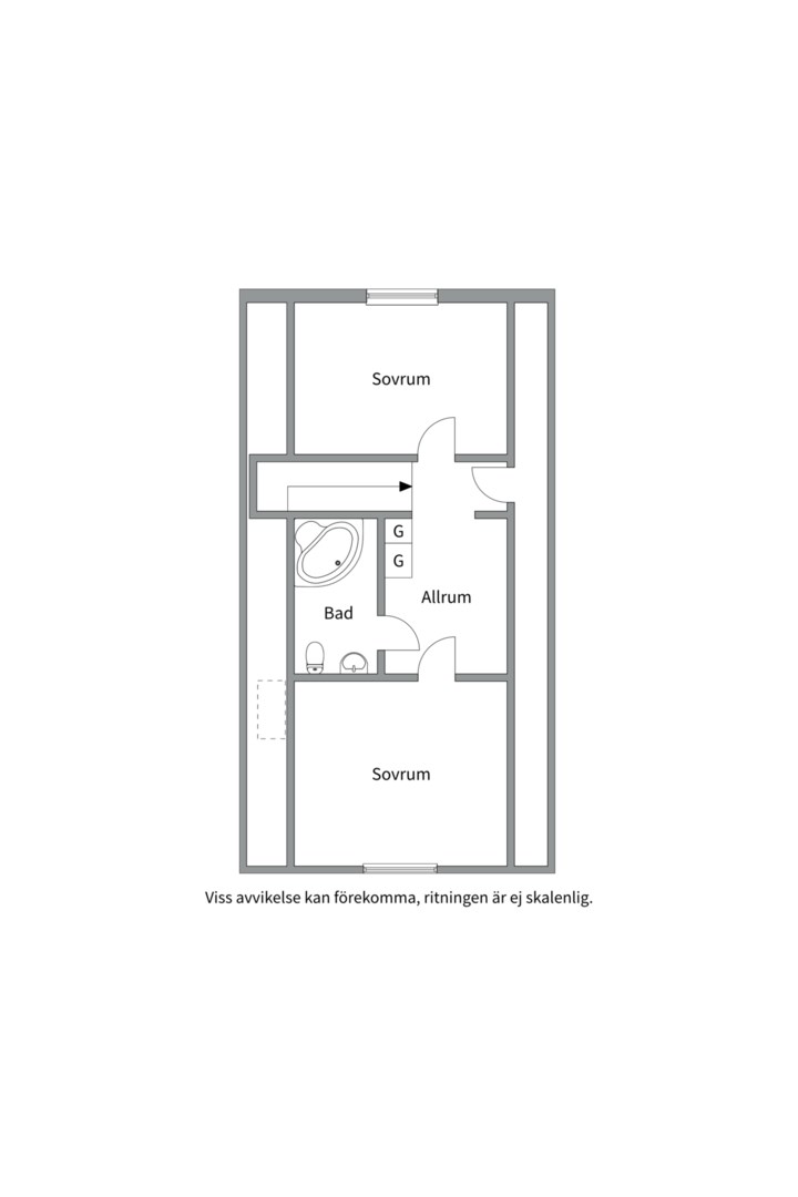 Planlösning från Astrakanvägen 3, Såld i Storvreta, Uppsala