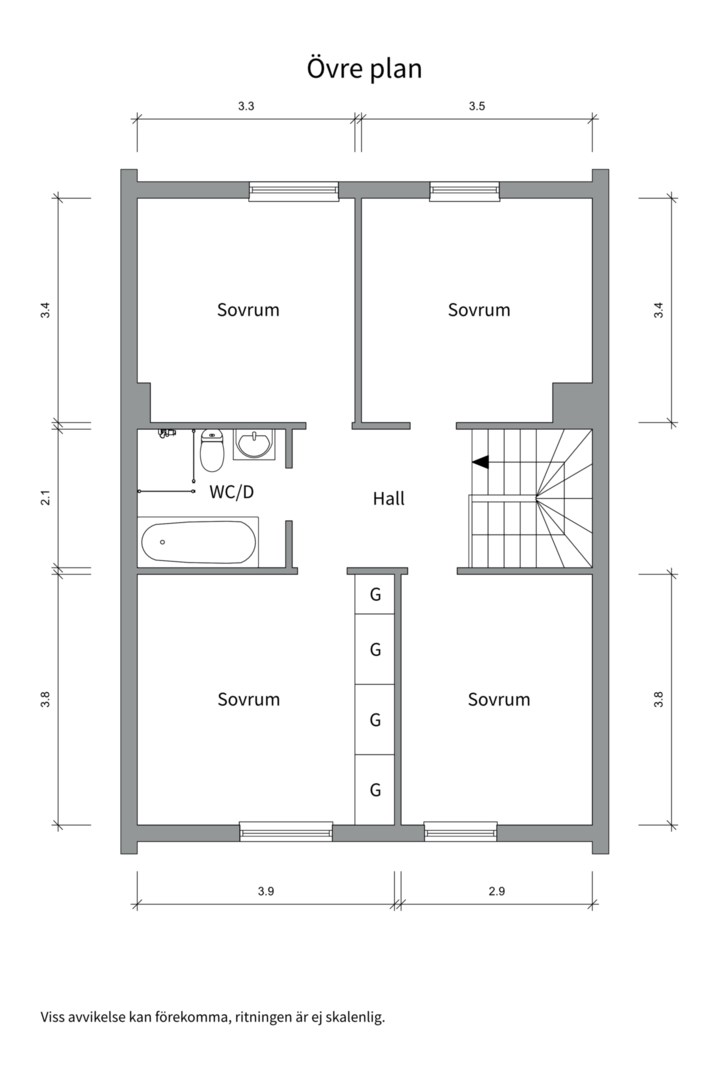 Planlösning från Flottiljgatan 18, Såld i Tunabackar, Uppsala