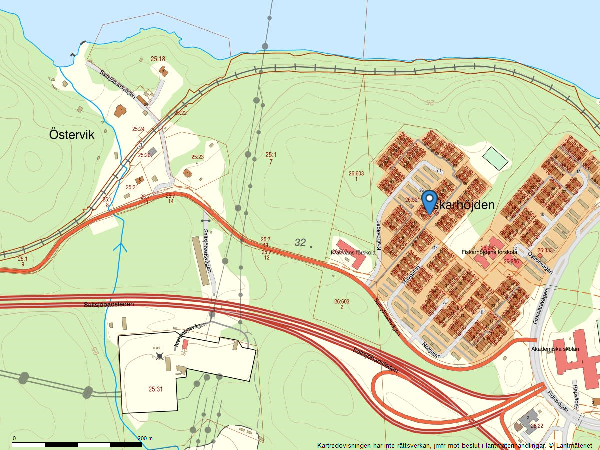 Bostadsbild från Långrevsgatan 23, Såld i Fiskarhöjden - Saltsjöbaden, Nacka