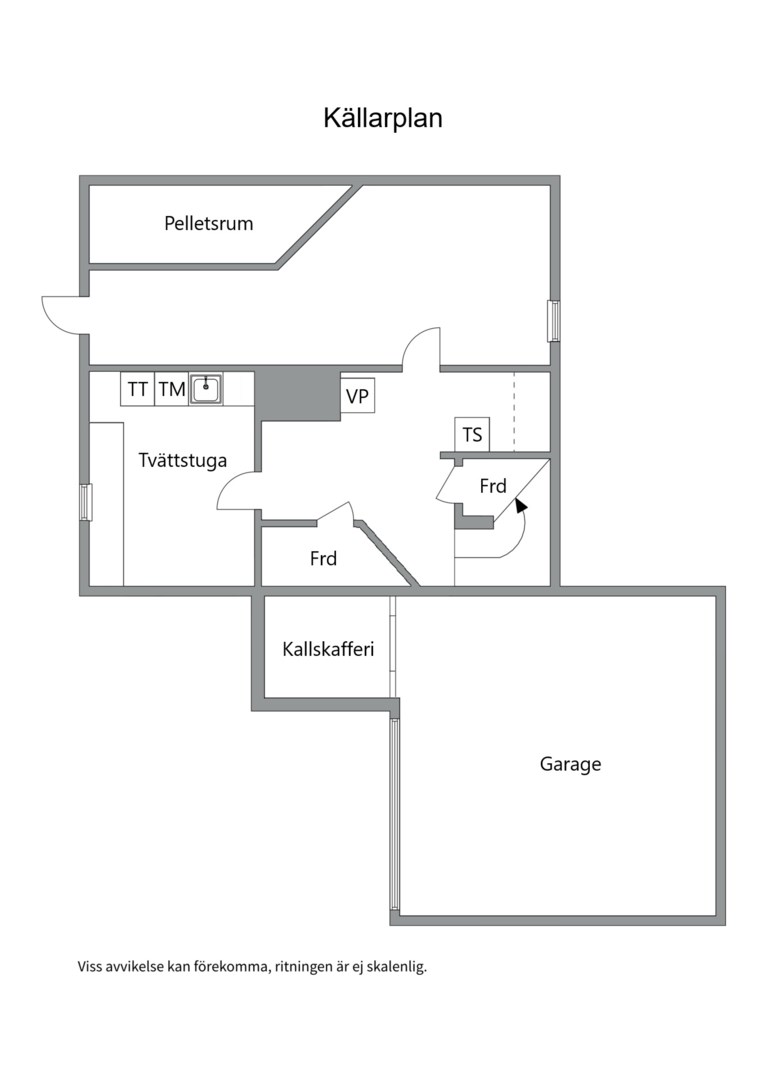 Planlösning från Strandvägen 32, Såld i Morgongåva, Heby