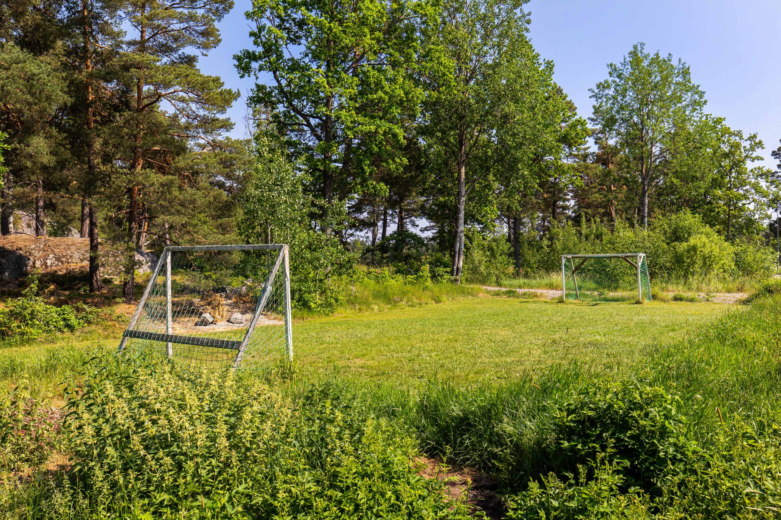 Områdets fotbollsplan