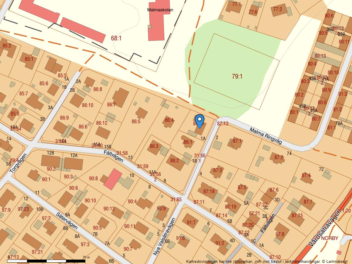 Bostadsbild från Nya Valsätravägen 1A, Såld i Norby, Uppsala