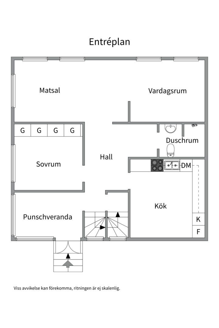 Planlösning från Drottninggatan 10A, Såld i Jakobsberg, Västerås
