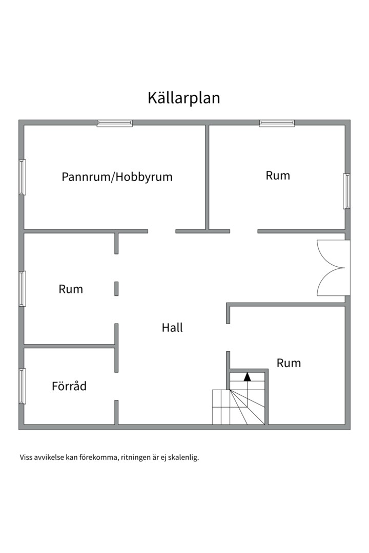 Planlösning från Drottninggatan 10A, Såld i Jakobsberg, Västerås