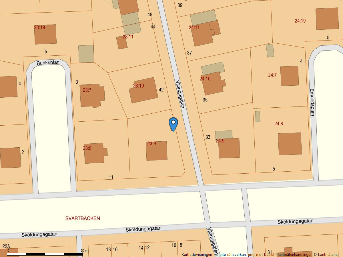 Bostadsbild från Vikingagatan 40, Såld i Svartbäcken, Uppsala