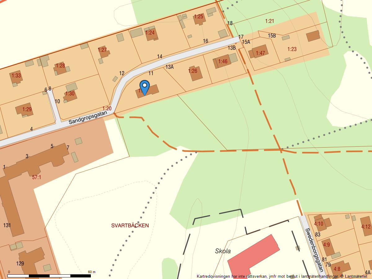 Bostadsbild från Sandgropsgatan 11, Till salu i Svartbäcken, Uppsala