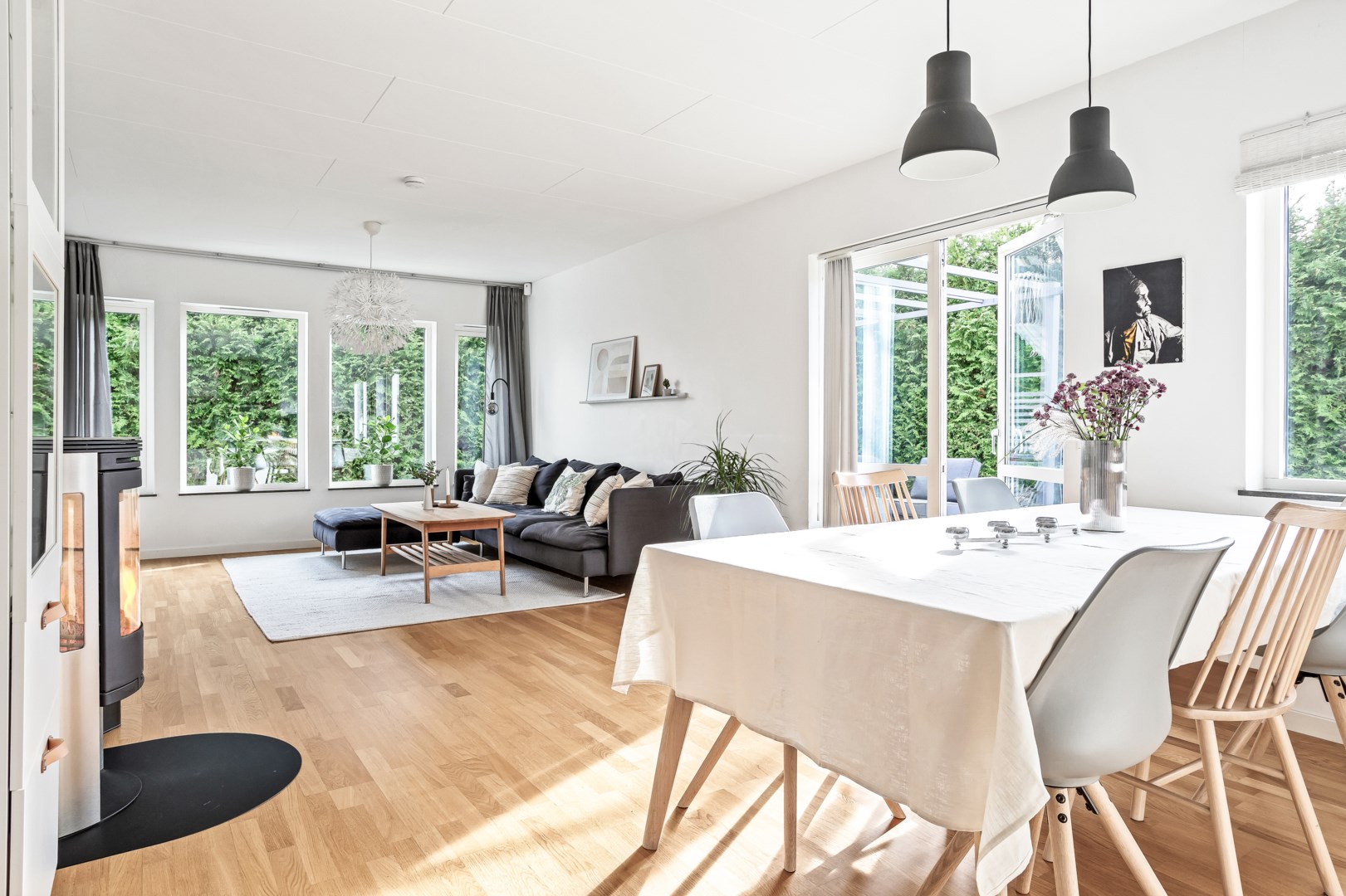 Bostadsbild från Milstensvägen 32, Såld i Herrhagen, Uppsala