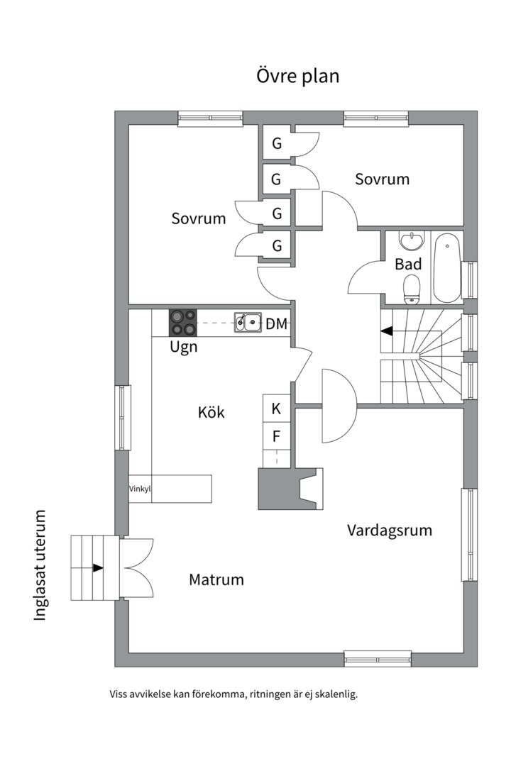 Planlösning från Drottninghamnsvägen 60, Såld i Skuru, Nacka