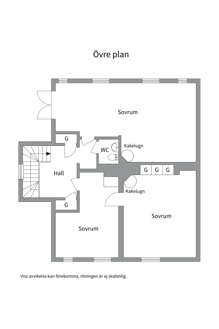 Planlösning från Torgnygatan 5, Såld i Rickomberga/Luthagen, Uppsala