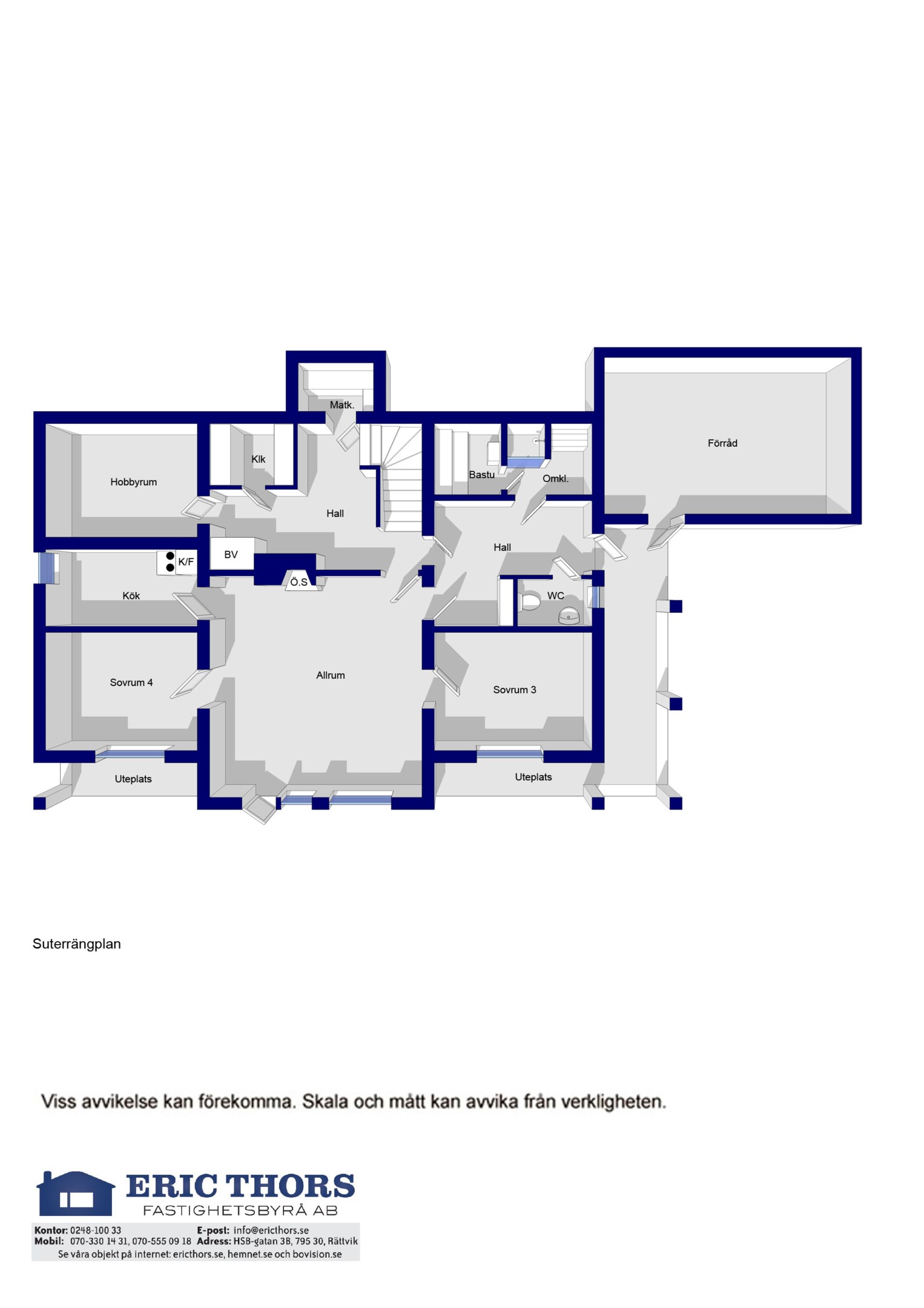 Planlösning S-plan + K-plan