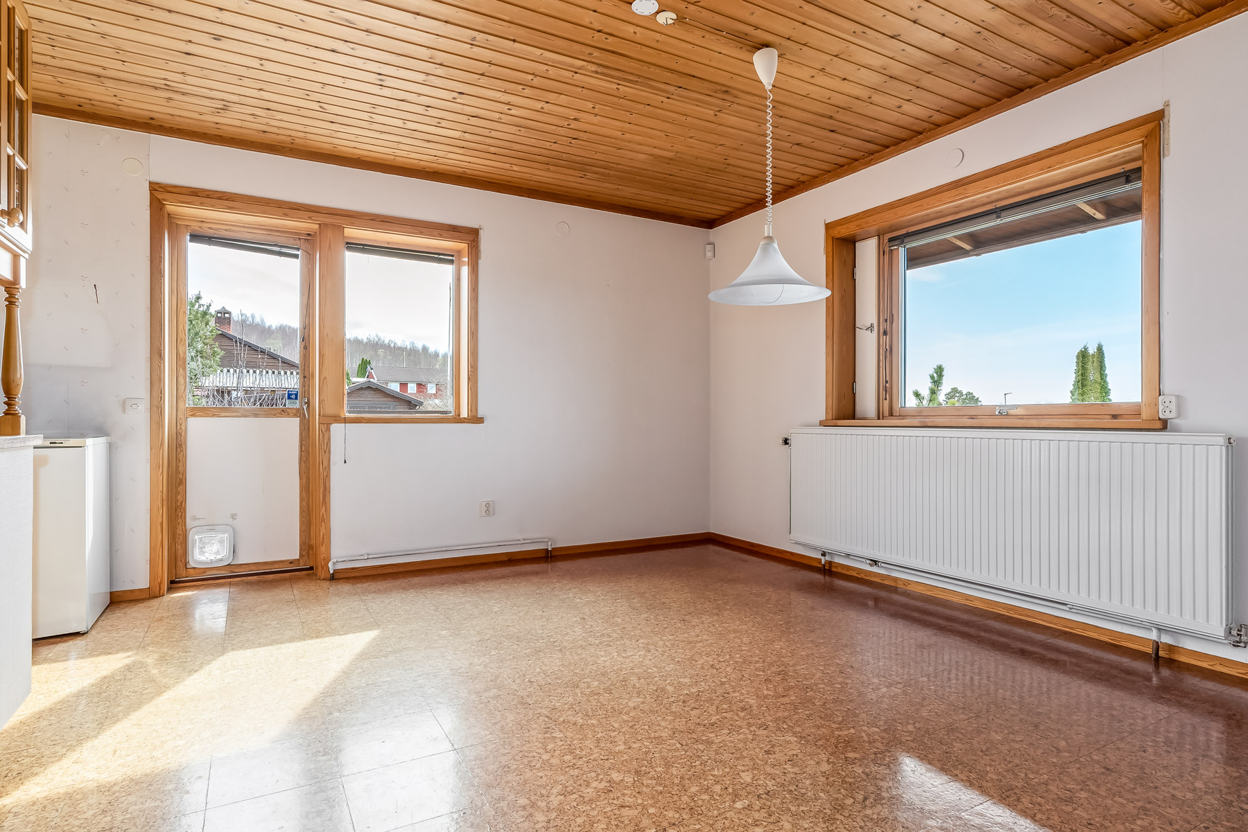 Matplats, utgång balkong E-plan