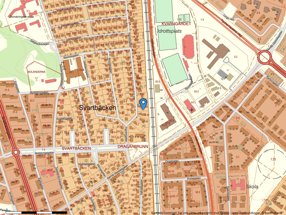 Bostadsbild från Ingvarsgatan 13, Såld i Svartbäcken, Uppsala