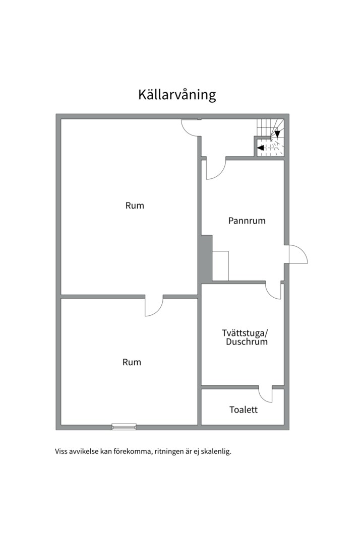 Planlösning från Gotövägen 12, Såld i Barkarö, Västerås