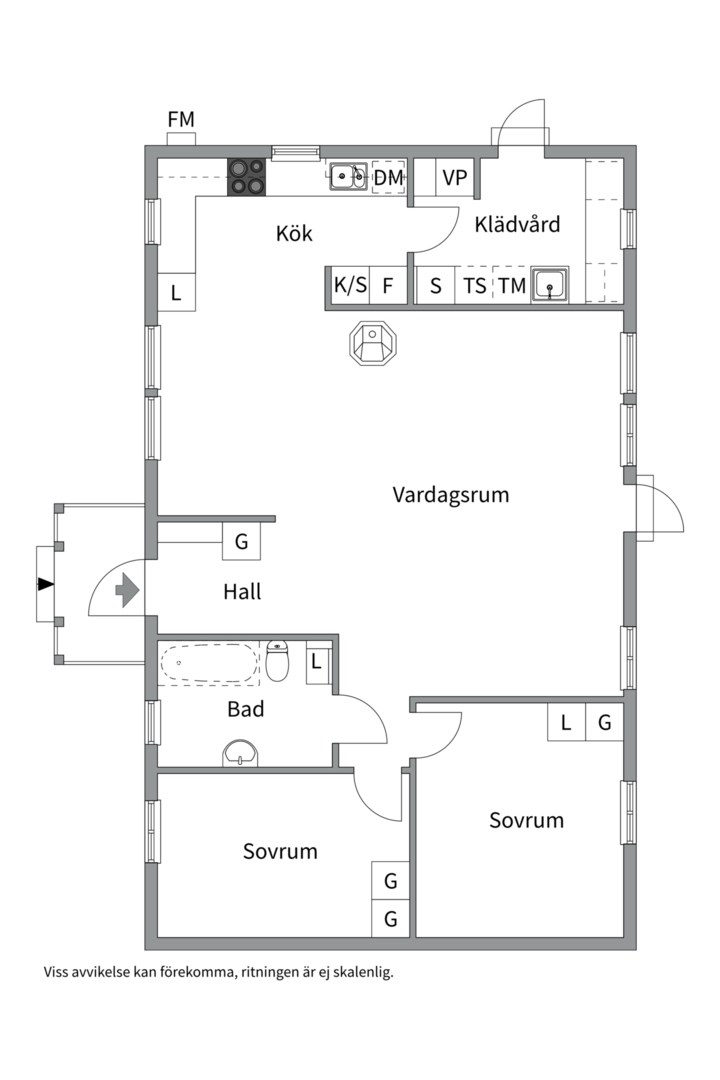 Planlösning från Ärentuna 184, Såld i Ärentuna, Uppsala