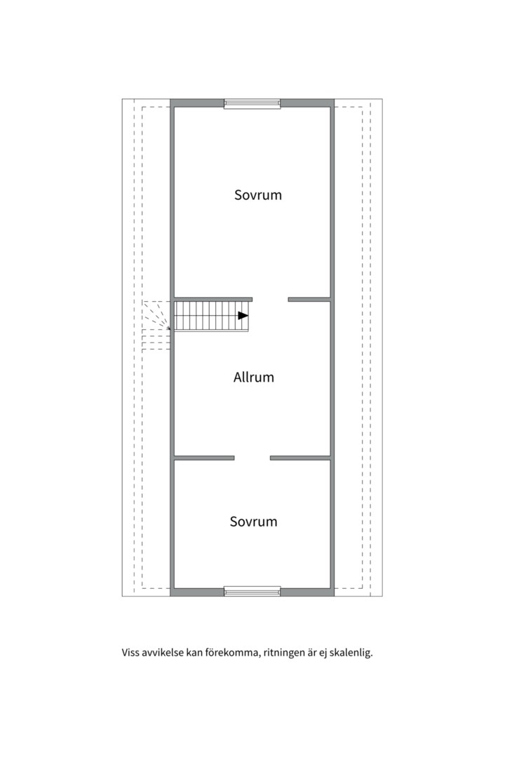 Planlösning från Enbacken 17, Såld i Eriksvik, Nacka