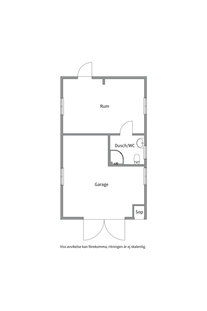 Planlösning från Fornby 6, Såld i Rasbokil, Uppsala