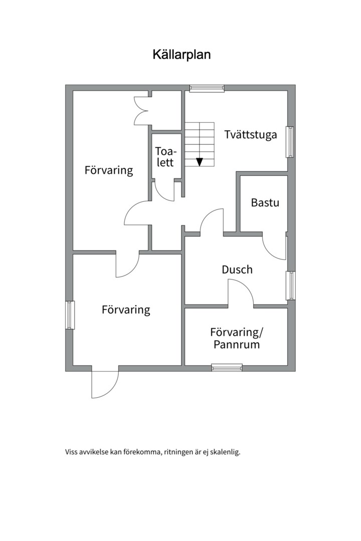Planlösning från Stationsvägen 7, Såld i Lillängen, Nacka