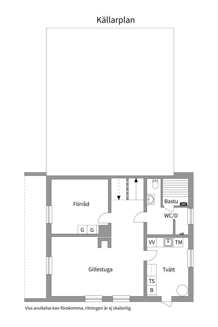 Planlösning från Örvägen 5, Såld i Örsundsbro, Enköping